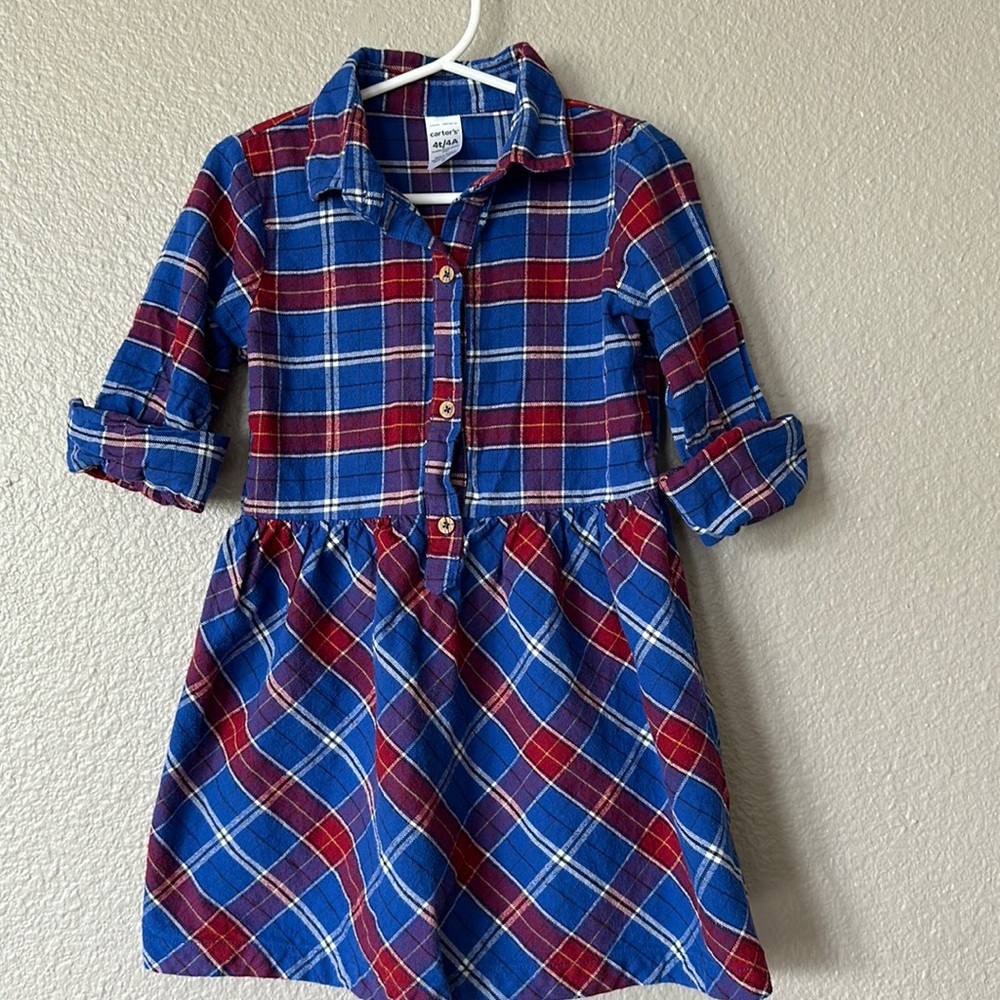 Carters Toddler Flannel Dress